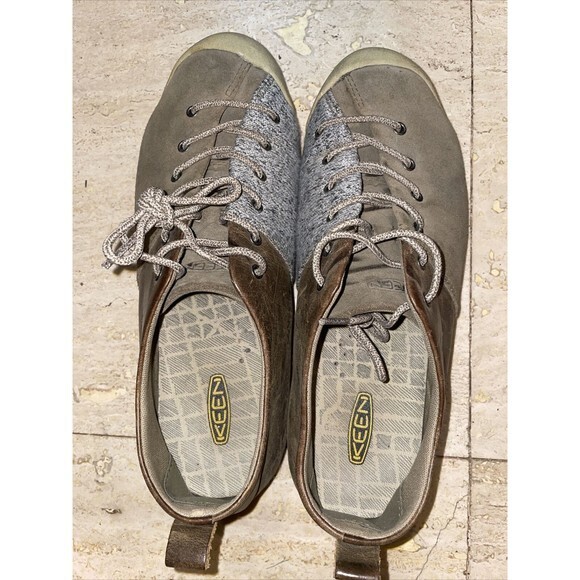 Keen Womens Size 8.5 Lower East Side Lace Women Oxford Sneaker Shoes Brown Gray - Picture 2 of 7